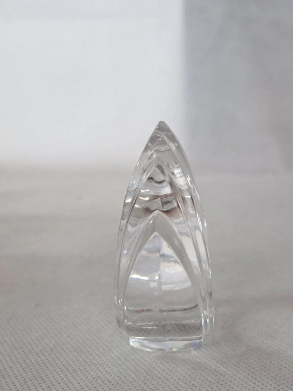 SPIEGELAU BELL’ARTE COLLECTION CRYSTAL BOW/BOWTIE MOTIF SIX MAPKIN RINGS NIB
